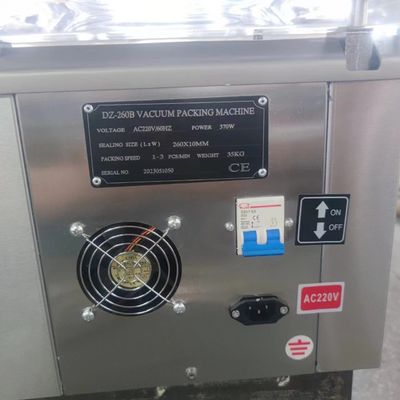 Plastic verpakking Eenkamer vacuümverzegel voor kaas Droge vis Kimchi thee koffie