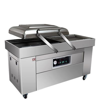 Roestvrij staal dubbele grote kamer vacuümverzegel voor rijstverzegeling grootte 400 * 10mm * 2pcs