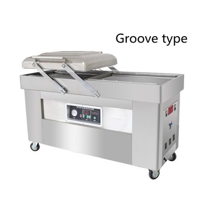 900W 220V dubbelkamers vlees vacuümverzegel voor industriële voedselverpakkingsmachine