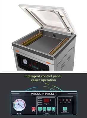 Elektrisch aangedreven vacuümdichtmachine met een enkele kamer voor voedselverpakkingsmachine met plastic zak