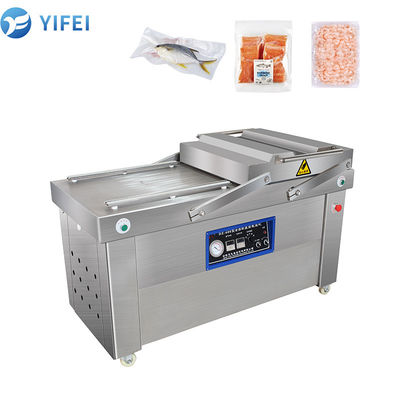 Dubbele kamer vacuümverpakkingsmachine voor worst vlees en mozzarella voedsel 140*75*94cm