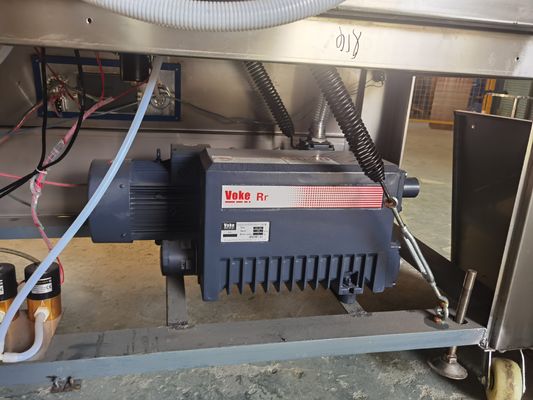 2200W pompvermogen 100m3/h Vissen Steak Vlees Vacuümverpakkingsmachine met dubbele kamer