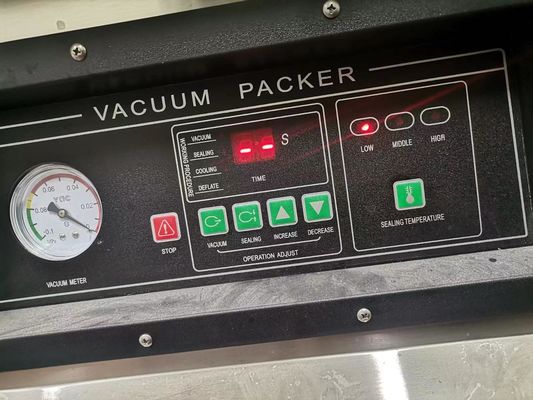 Commerciële dubbele kamer vacuümverzegelmachine DZ600 voor het verpakken van poeders, bloemen, suiker en zaden