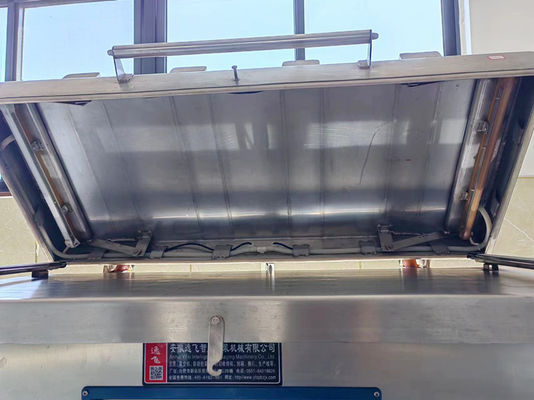 Vacuümverpakkingsmachine voor zeevissen met 400 mm*2pcs verzegelingslengte en pompvermogen van 40m3/h