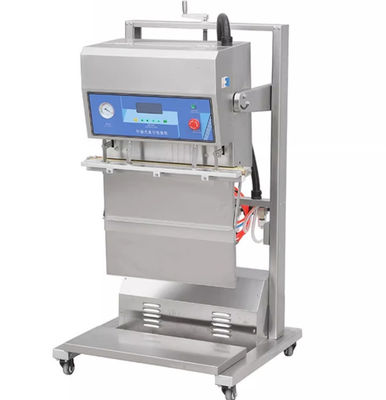 Voedselvacuümdichtingsmachine met pneumatisch verticaal ontwerp Dichtingsbreedte 10 mm 85 KG