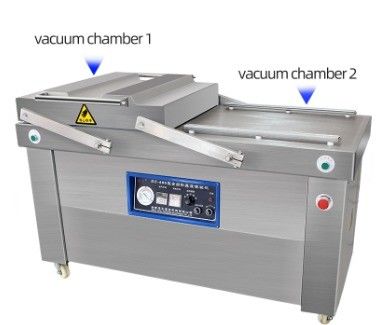 DZ-800/2S Dubbelkamer vacuümverzegelmachine voor voedingsmiddelen vacuümverpakkingsmachine