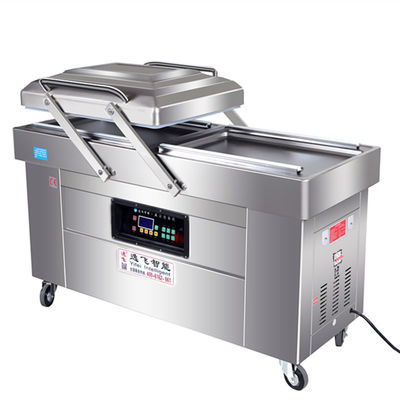 190 kg capaciteit Automatische dubbele kamer vacuümverpakkingsmachine voor voedselverzegeling