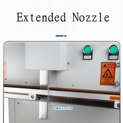Pneumatische multifunctionele grote zak graan vacuümverpakkingsmachine externe vacuümverzegeling