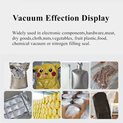 Pneumatische multifunctionele grote zak graan vacuümverpakkingsmachine externe vacuümverzegeling