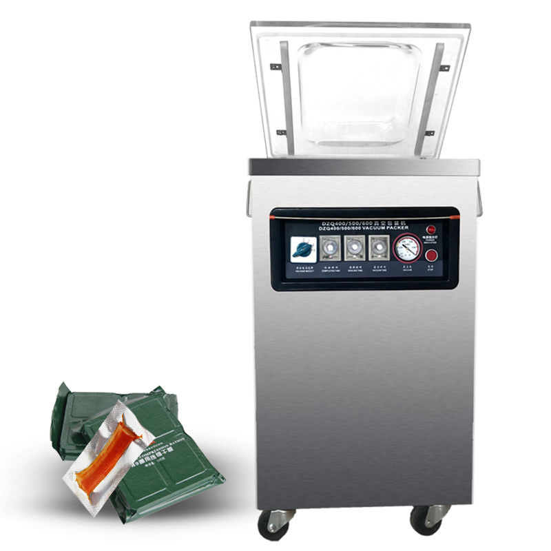 Houtverpakkingsmachine met een enkele kamer Vacuümverpakkingsmachine voor levensmiddelen Commerciële 540*490*940mm