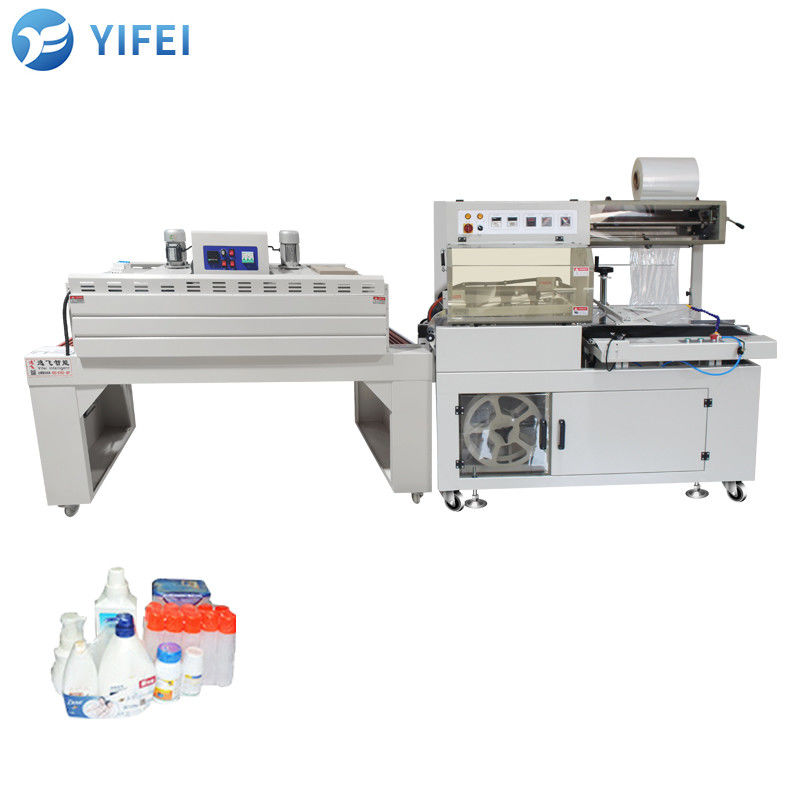 450L industriële papieren bekers POF PVC PE Film Wrap Warm shrink wrapping machine voor hotels