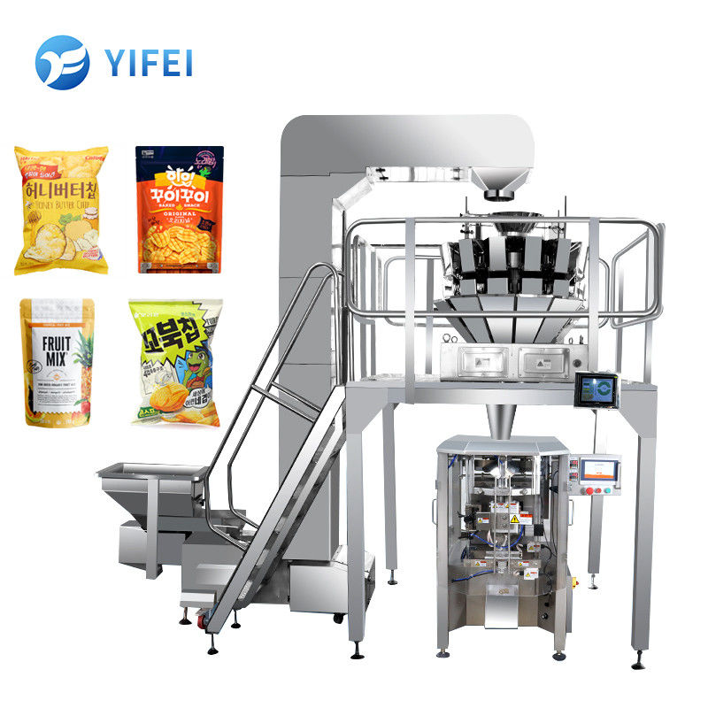 3 Servomotoren Verpakkingsmachine voor verticale verpakking van korrels van noten Zaden Droge vruchten
