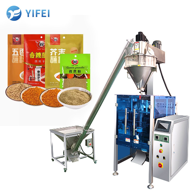 Automatische verticale verpakkingsmachine met currypeperzakjes voor het verpakken van droge kokospoeder
