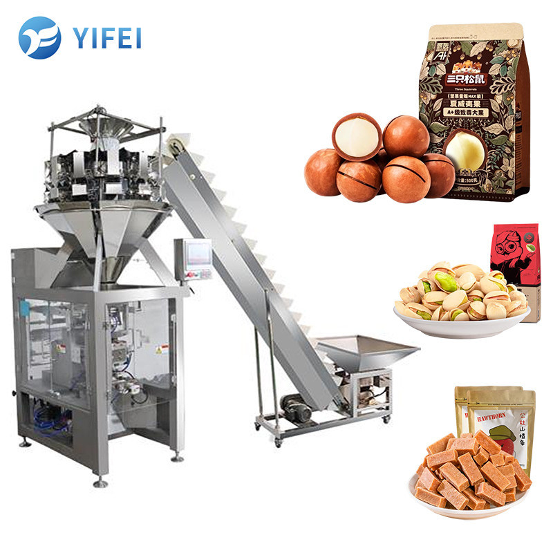 Verzegelingsmachine Automatisch wegen 100g Snack Candy Verticale verpakkingsmachine Tas Verpakkingsgewicht geïntegreerde machine