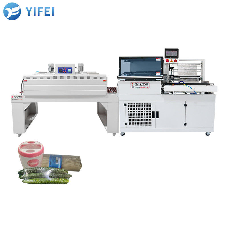 Bouwwerk Automatische L-type krimpverpakkingsmachine voor kartonnen papierdozen