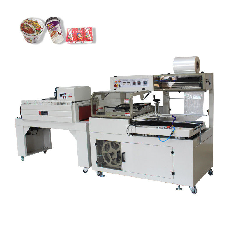 Fruit and Vegetable Tray Stretch Cling Film Shrink Wrapping Packaging Machine Halfautomatische verwarmingstunnel verpakkingsmachine