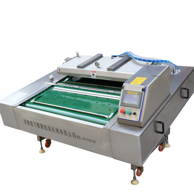 Automatische Continuous Belt Type Roll Vacuum Packaging Machine met een vermogen van 1800W