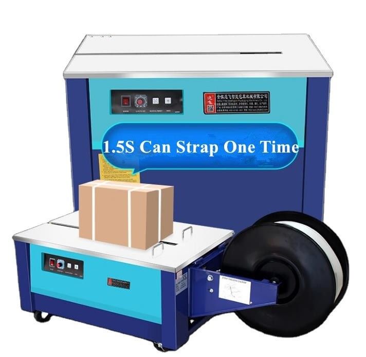 Hoogtafel semi-automatische PP plastic gordel kartonnen doos Strapping Machine voor industriële