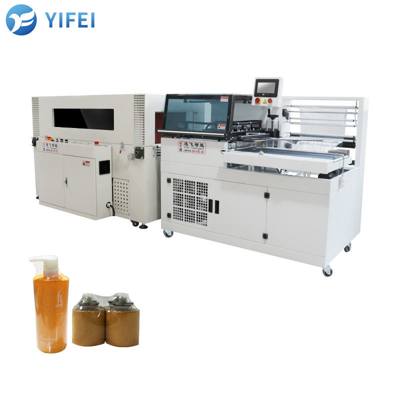 POF/PVC Film 450L 1350W L Bar Shrink Film Bag Wrapping Machine voor verpakkingsoplossingen