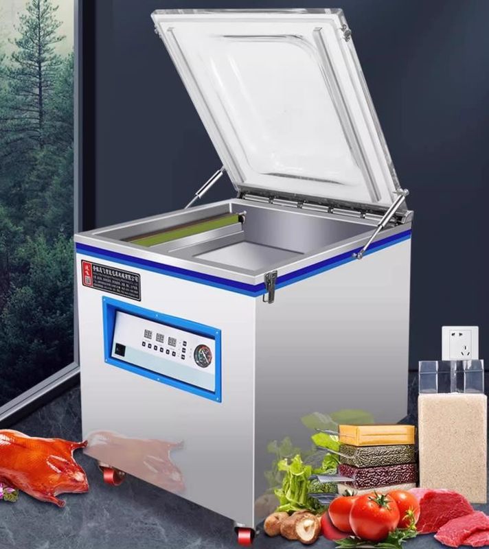 Elektrisch aangedreven vacuümverpakkingsmachine voor diepe kamer en datums