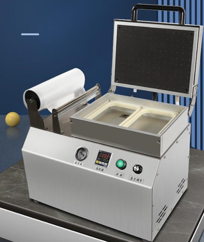 Elektrisch aangedreven vacuümthermoformingsmachine voor vis met plastic verpakkingsmateriaal