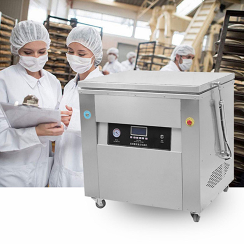 Dubbelzijdige grote vacuümdichtingsmachine voor industriële rijst 84x69x94cm