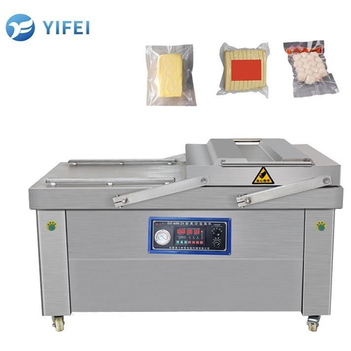 150 kg Twee kamer Grote vacuümruimte Universele kleding Zoete maïs Vacuümverzegelverpakkingsmachine