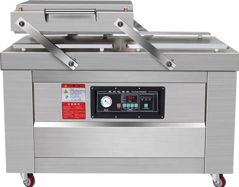 Geavanceerde 2pcs kamer NO. Dual Chamber Vacuum Sealer Machine voor Snack Fruit Groenten
